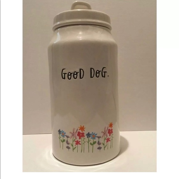 rae dunn good dog jar